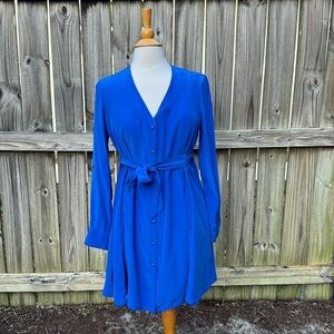 Amanda Uprichard long sleeve silk ‘Lindy’ dress, size medium